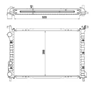 WILMINK GROUP wg1722449 -  Радиатор, охлаждение двигателя